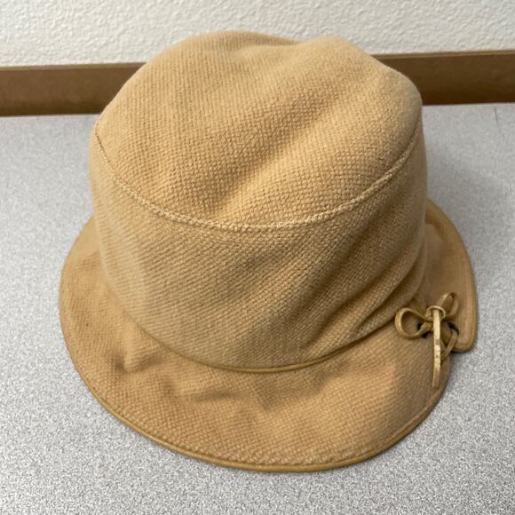 Michiko London Hat Tan Koshino Japan Size 58cm Unisex Laced Bow Lined - Picture 4 of 9